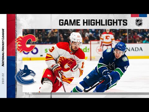 Flames @ Canucks 3/19 | NHL Highlights 2022