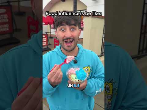 FOOD INFLUENCERS BE LIKE #shorts