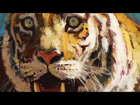 Painting a Tiger with Acrylics