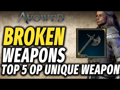 Avowed Best 5 Legendary Weapons To Get Now - Top Unique Weapons to Unlock First