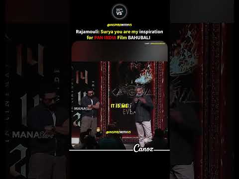 Rajamouli: Surya you are my inspiration for PAN INDIA Film BAHUBALI #shorts