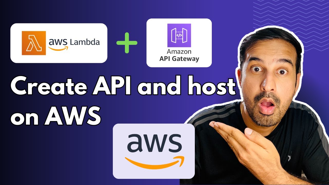 Create an API and host on AWS 🤩 | AWS Lambda & AWS API Gateway | AWS Tutorial 🔥 #awstraining