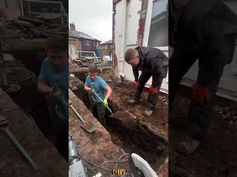 the lads take teamwork to a whole new level #construction #comedy