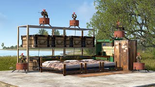 YouTube thumbnail for Spoonkid's video titled 'rust but i have no walls'