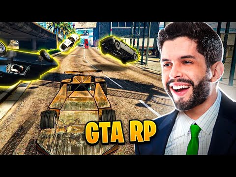 ELE VOLTOU!! CARRO RAMPA TROLLOU GERAL NO GTA RP!!