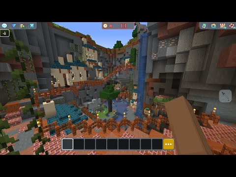 Community Projects: Beautiful cave town on "Mystery Village" private map!