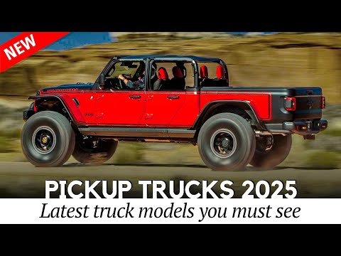 Latest Pickup Truck Models Announced for the Upcoming 2025 MY