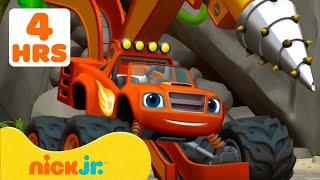 Blaze | 4 HORAS de Transformações ALUCINANTES dos Monster Machines! | Nick Jr. em Português