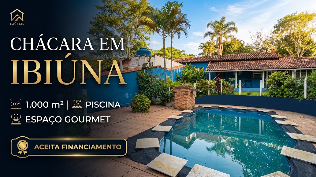 🏡 Casa de Campo à Venda em Ibiúna – 1.000 m² | Piscina | Espaço Gourmet | Pode aceitar Financiamento 🏡 Casa de Campo à Venda em Ibiúna – 1.000 m² | Piscina | Espaço Gourmet | Pode aceitar Financiamento