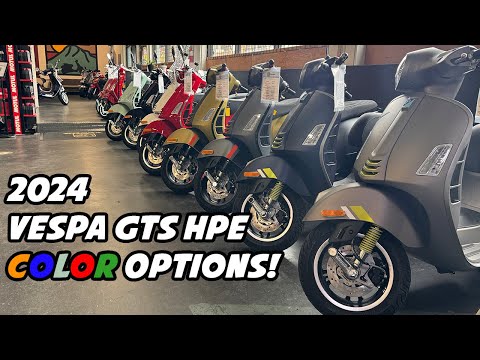 2023 Vespa GTS Color Options