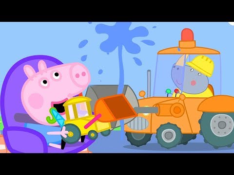 Peppa Pig English Episodes | George Pig Likes Diggers | Cartoons for Kids