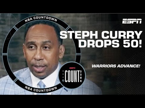 Steph Curry is the GREATEST PG to ever live?! Stephen A. reacts to historic night  | NBA Countdown video clip