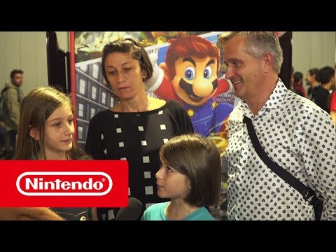 Super Mario Odyssey - Impressioni delle famiglie a Milan Games Week 2017 (Nintendo Switch)