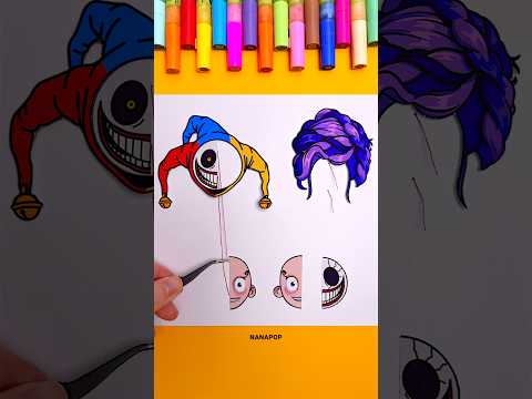 Poppy Playtime Face Rope Correcting Challenge Game🤩DIY Easy Paper Game Idea #poppyplaytime