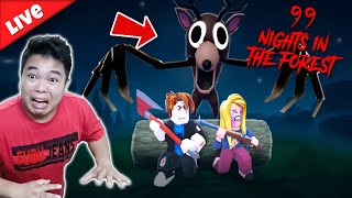 Camping Pero May Halimaw! - 99 Nights in The Forest ROBLOX