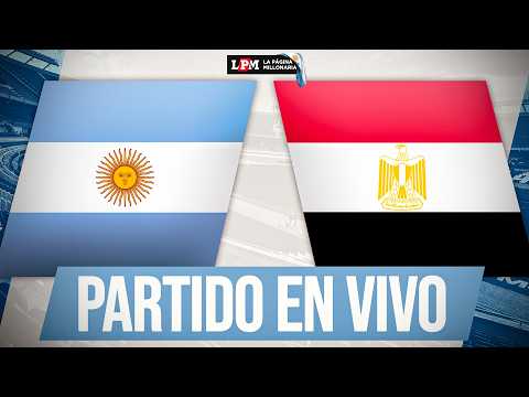 ARGENTINA vs EGIPTO EN VIVO - MUNDIAL 2026 - OCTAVOS DE FINAL