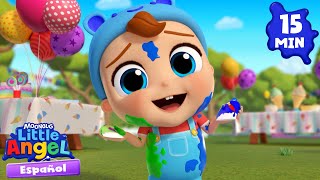 Ups Bebé Juan tuvo un accidente 🎨😱 Caricaturas | Canciones Infantiles 🎵 Little Angel Español