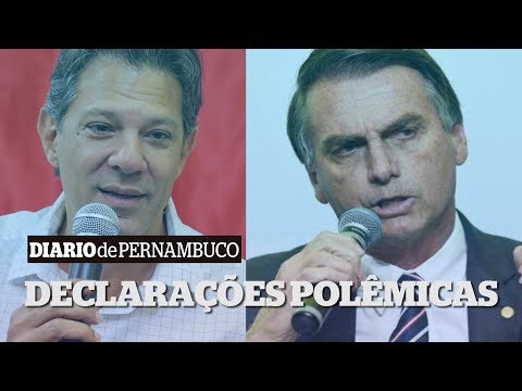 Bolsonaro e Haddad na reta final