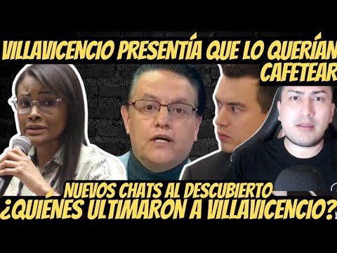 Fernando Villavicencio ¡Sabía que lo iban a TRAICIONAR! Boscan rebela más chats de Villavicencio