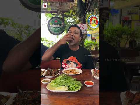 தாவி குதிக்கும் தவக்களை 65 | ராஜ நாகம் கொத்து கறி | Thailand Street Food | Thenu Views | #shorts
