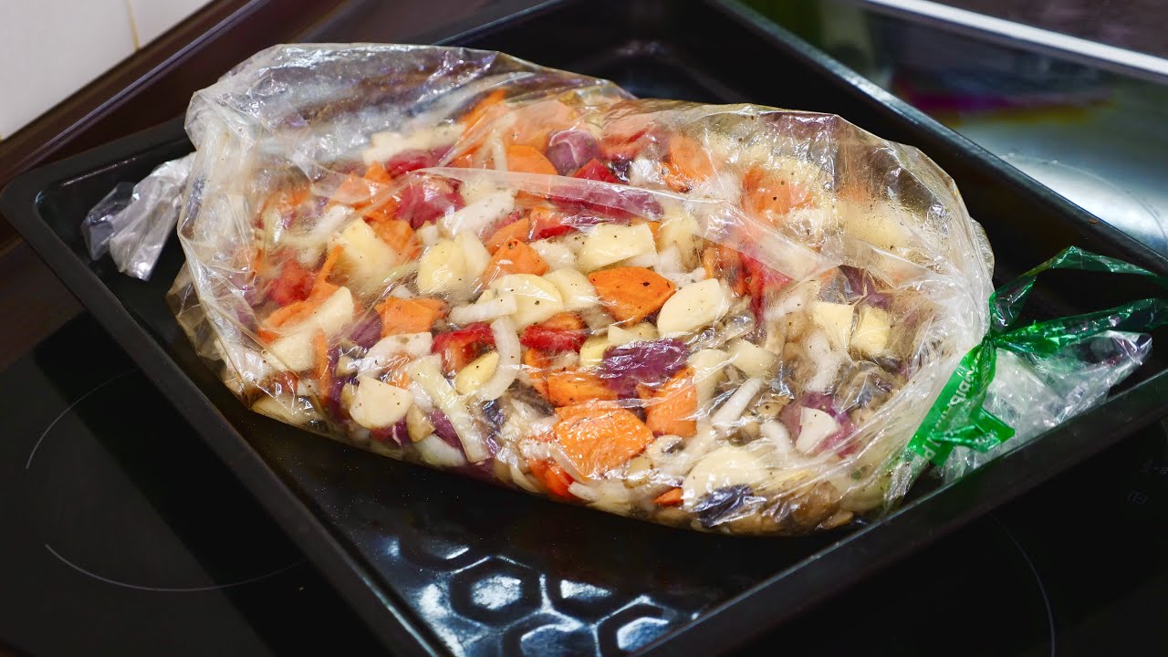Вкусное домашнее жаркое в пакете