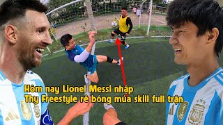 THY FREESTYLE đá bóng 7vs7 rê bóng như LIONEL MESSI kiến tạo & ghi bàn ở TP TUY HÒA