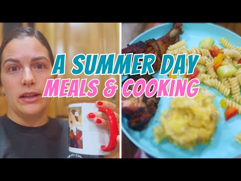 A DAY OF COOKING AND MEALS | WHAT I EAT IN A DAY DURING THE SUMMER AS A TEACHER ON SUMMER BREAK