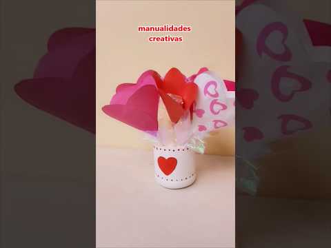 Recicla y regala hermoso. #diycrafts #sanvalentin #manualidadescreativas