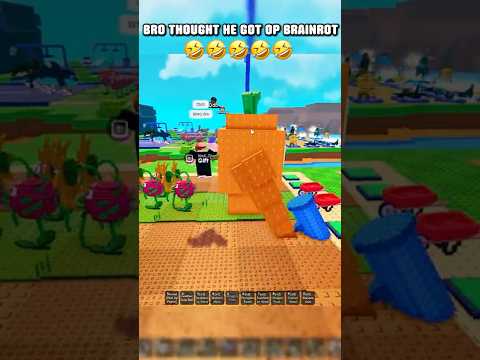 NOOB THOUGHT HE GOT A SECRET 🤣 #roblox #fyp #viral #plantsvsbrainrots