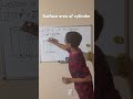 Surface Area of a Cylinder