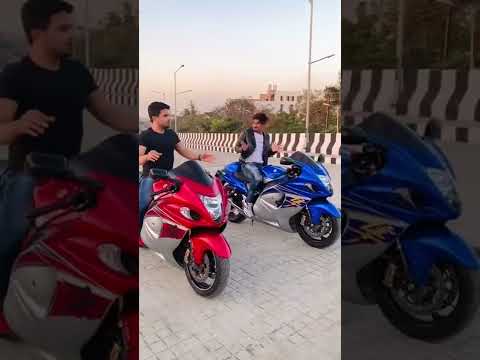 Bezzati kardi bacche ne hayabusa ki🤣😂🤣 #farazstuntrider #hayabusa #superbikes