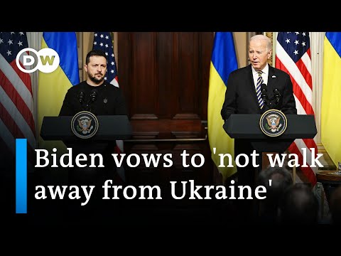 Ukraine: Biden says Putin 'banking' on US aid lapse | DW News