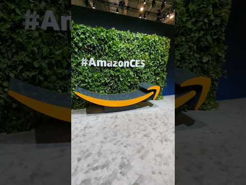 Embarrassing Amazon booth at CES this year! #amazon #rivian #ces #ces2024