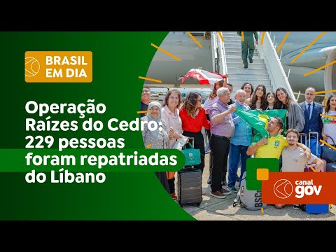 Operação Raízes do Cedro: 229 pessoas foram repatriadas do Líbano