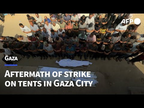 Palestinians survey destruction, mourn relatives after Israeli strike on Gaza City | AFP