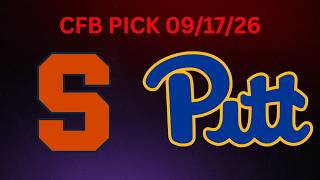 Syracuse vs PITT Pick for September 17th, 2026