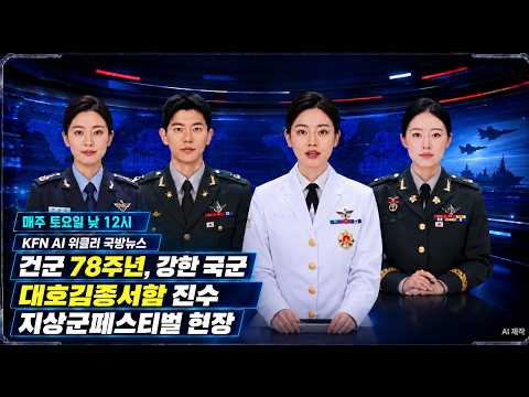 대호김종서함 진수·국군의 날 첨단전력…<strong>한</strong> 주의 국방 소식 | AI <strong>위클리</strong> 국방뉴스