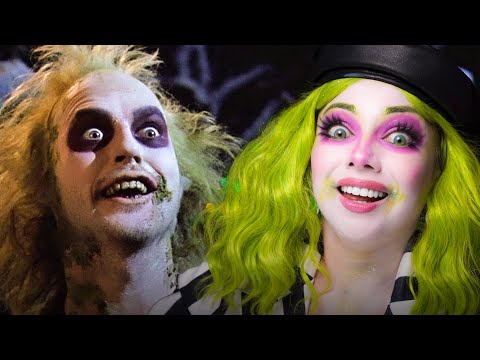 BEETLEJUICE MAKEUP TUTORIAL... Girl Version!