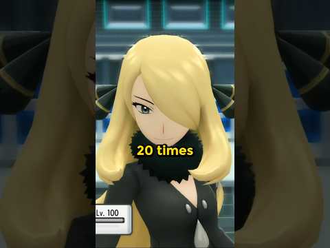Rematch Cynthia 20 Times To Get THIS