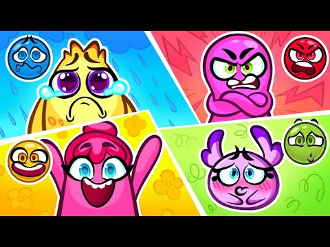 Let's Learn Emotions | How to Share My Feelings? | Funny Songs For Kids & Nursery Rhymes