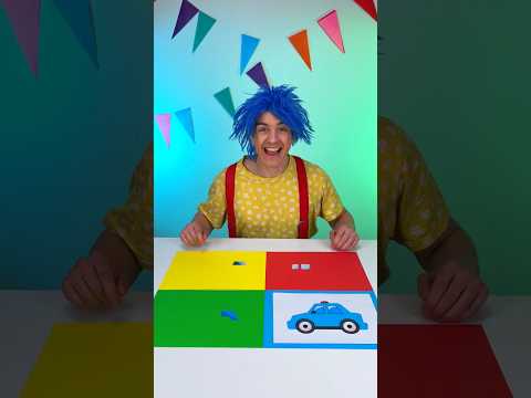 What color car is this? ๐ Match vehicles and colors in this funny game #forkids