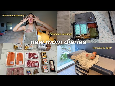 My breastfeeding journey, body image struggles, first time traveling, doctor's appt, costco haul!