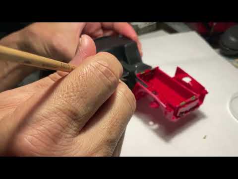 今日の工作　アポロ/日東　1/20  TOYOTA S800  ちょっと筆塗り