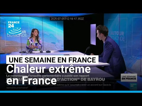 Semaine de chaleur extrême en France : 41°C enregistrés, près de 2000 écoles fermées • FRANCE 24