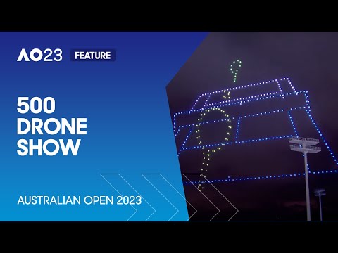 Putting on a Show with 500 Drones | Australian Open 2023