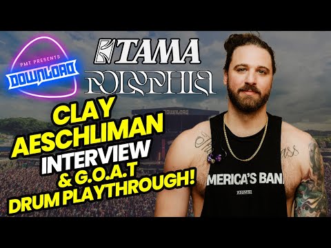 POLYPHIA'S Clay Aeschliman Talk TAMA Drums & Festivals At Download 2024 + G.O.A.T. Live Playthrough!