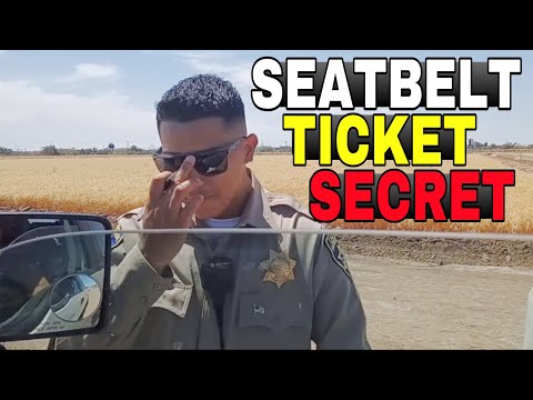 Here’s A Secret About Seatbelt Tickets