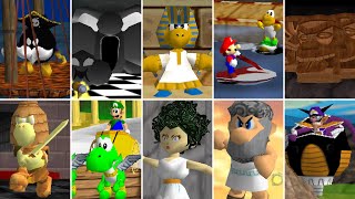 🍄 Super Mario 64 Through The Ages - All Bosses & Races