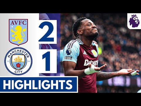 Aston Villa vs Manchester City (2-1) All GOALS & HIGHLIGHTS | Premier League 24/25!