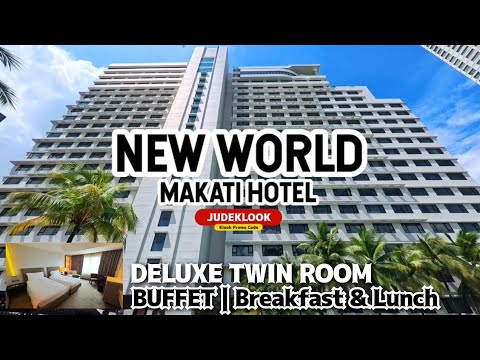 Five Star Hotel in Makati | New World Makati Hotel | Superior Room + Buffet Breakfast & Lunch